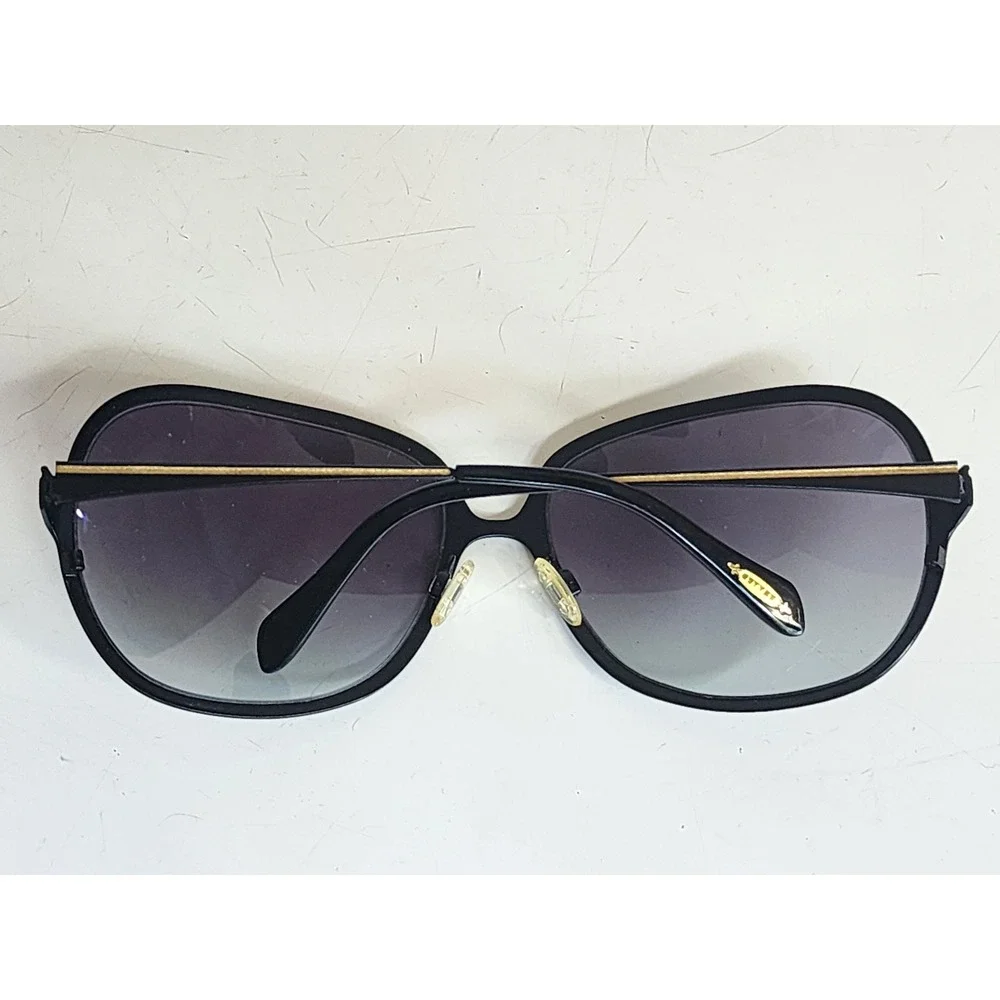 Oliver Peoples Vianca Sunglasses Matte Black Gold Butterfly 61 17 125 MBK/G